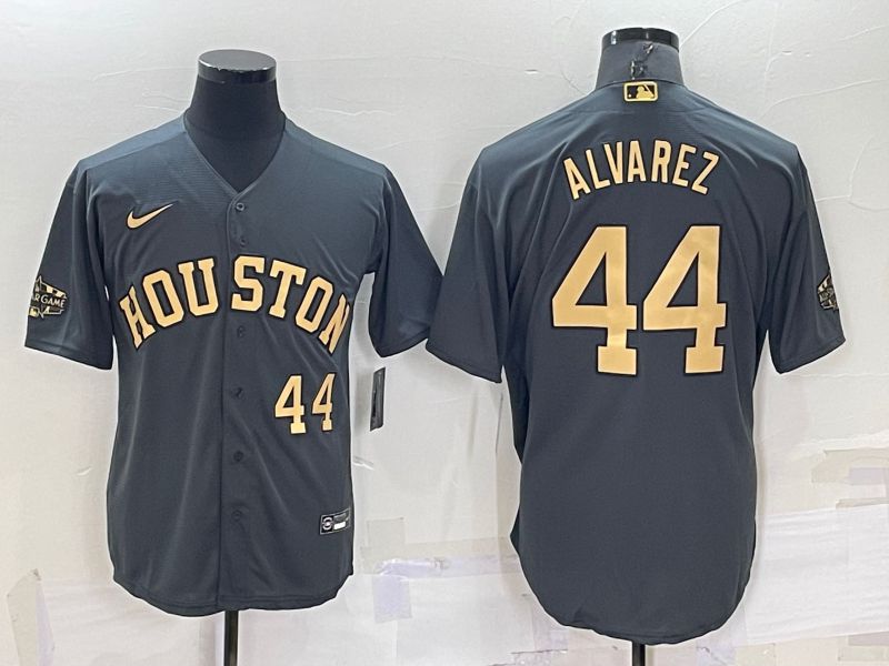 Men Houston Astros #44 Alvarez Grey 2022 All Star Nike MLB Jerseys->san diego padres->MLB Jersey